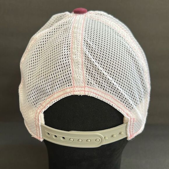 Adidas Texas A&M Youth SnapBack Mesh Hat Cap Maroon White Pink Adjustable - Picture 5 of 10